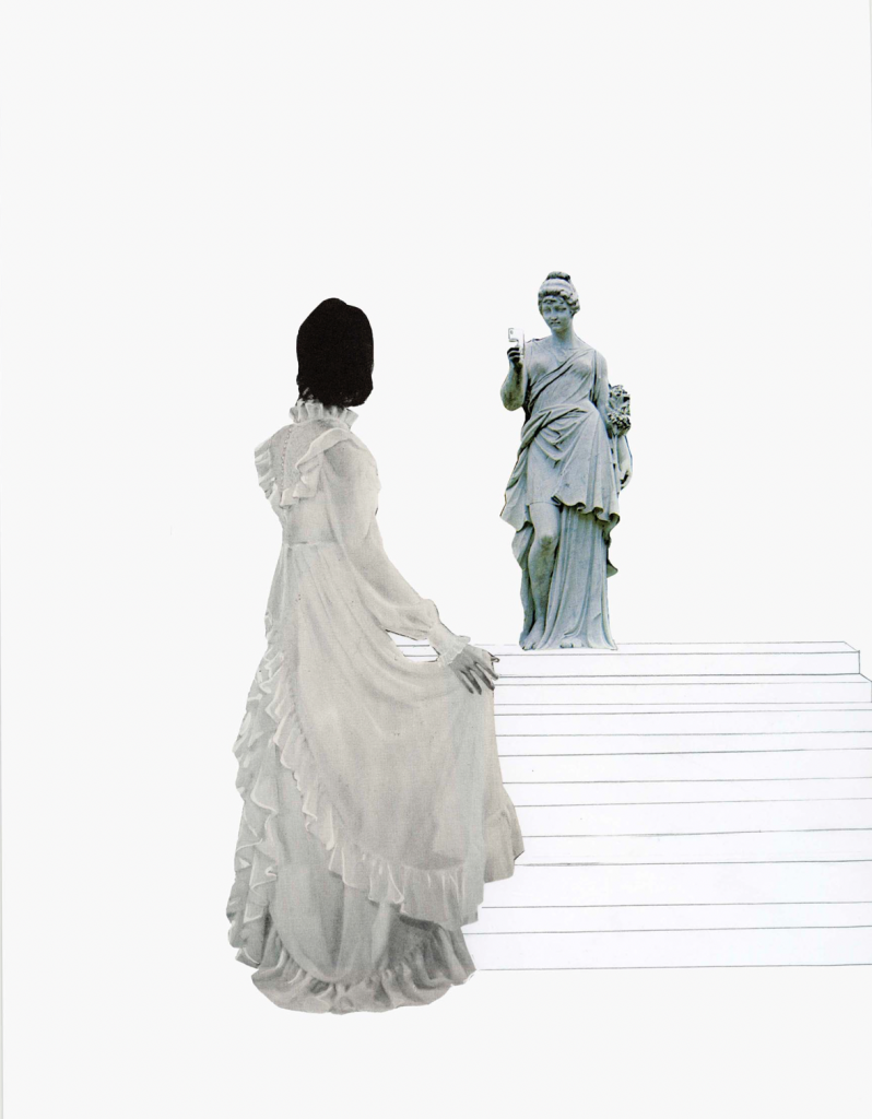 K29347 Collage #3 - Brides & Statues series